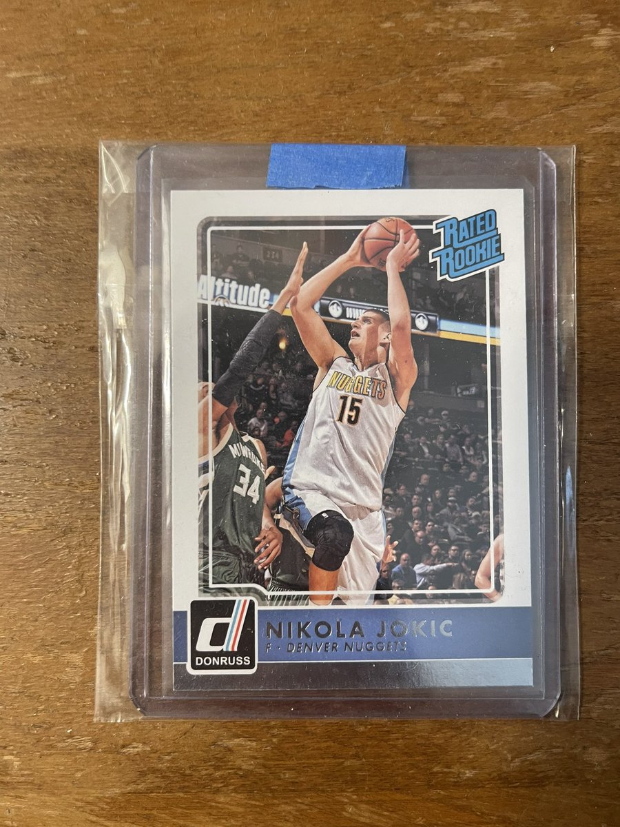 Iceman12361's tweet photo. @NoHustleSports Jokic Rated Rookie $170 - all comps on last pic from last night https://t.co/MH9DTj1SIA
