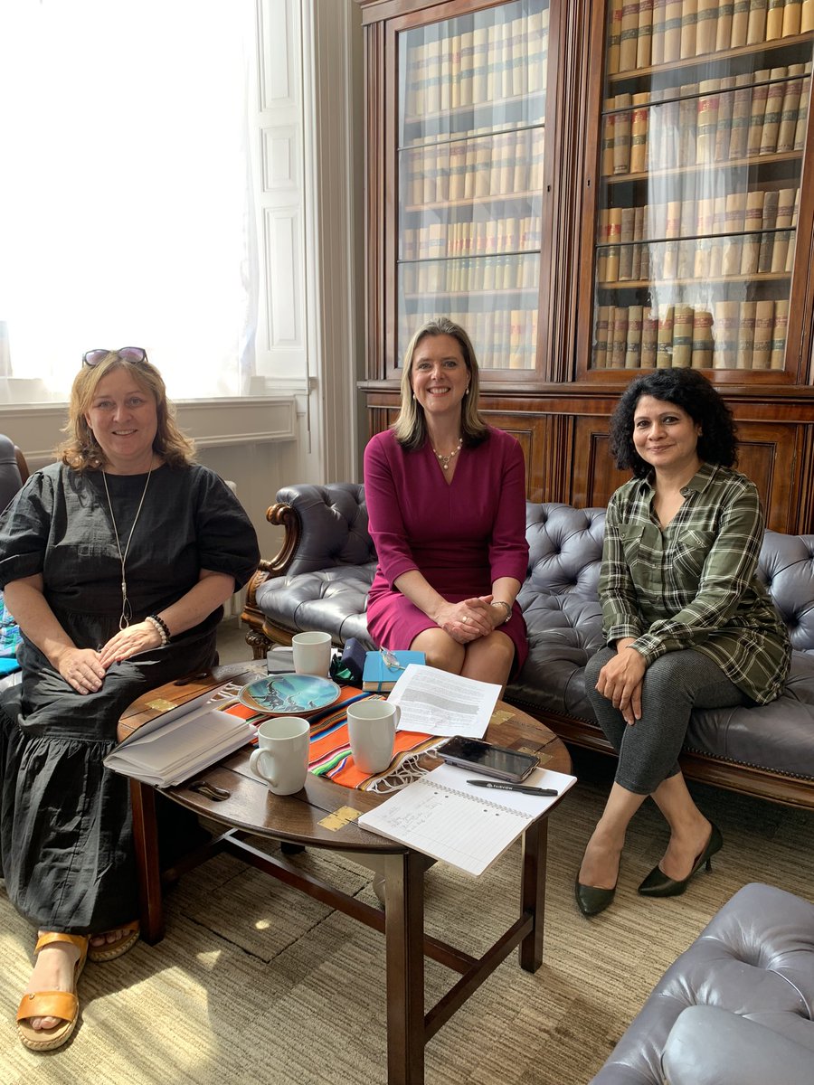 CorinRobertson's tweet photo. Wonderful to chat with our fabulous Country Based Staff Advisory Group co-chairs, Sabita Thapa and Ina Poltoran who are joining all 🇬🇧 Ambassadors in London this week for our annual @FCDOGovUK Heads of Mission conference. https://t.co/qZ5wdWjLXl