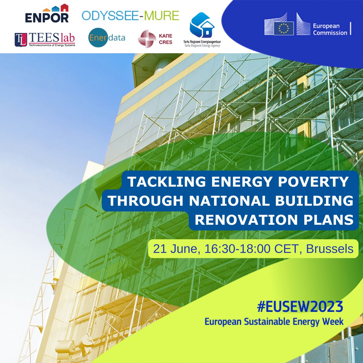 UIPI_EU's tweet photo. Don't miss it! 🚨

In one week @EnporProject will hold a policy session at #EUSEW2023 in Brussels &amp; online. The session will present #tools to identify, monitor and address #energypoverty and discuss #bestpractises of national #renovationstrategies. 🏠

https://t.co/LHn4PcQKAK https://t.co/gQANTFNOX3