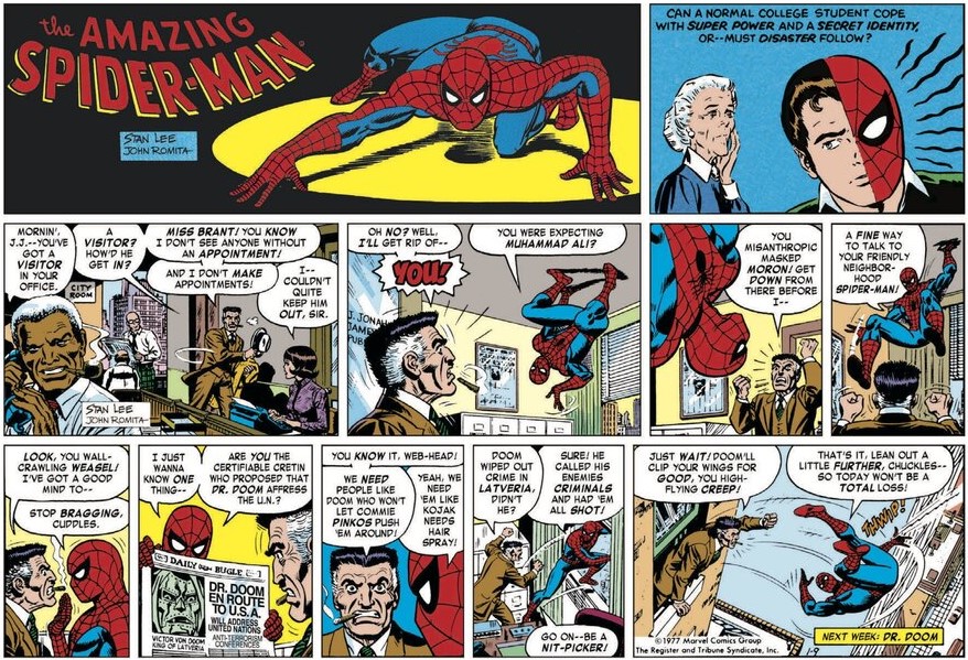 Spidey in full color by Stan Lee & John Romita!