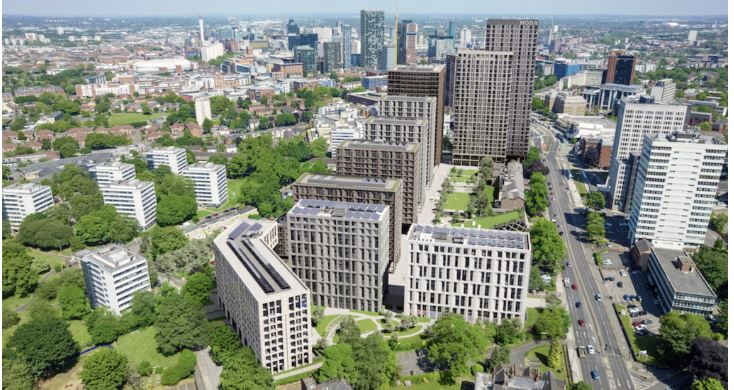 Moda has launched its masterplan for an 11-acre mixed use scheme - New Square Garden in Birmingham.

We are delighted to be working on the fitout with <a href="/WinvicLtd/">Winvic Construction</a>.

Phase 2 will deliver up to 1600 homes for rent and is our third project for Moda.

Image - <a href="/LiveTheModaLife/">Moda</a> 

#BTR