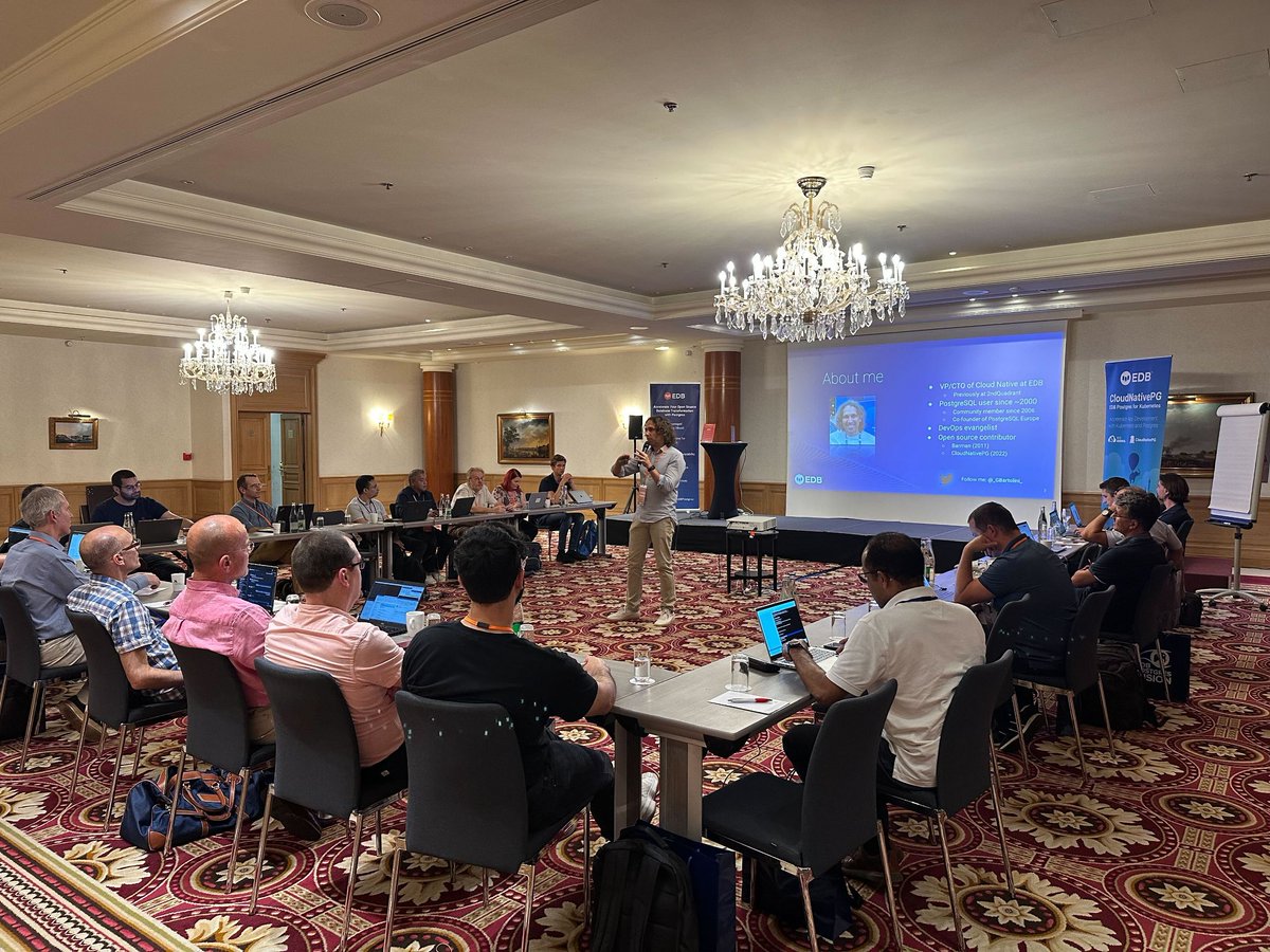 EDBPostgres's tweet image. 📢 The Open Source Learning Day held today at the Marriott Paris Champs-Élysées proved to be a highly successful event! 🐘
We sincerely thank all the attendees who contributed to making this event an unforgettable one.
#OpenSourceLearning #CloudNative #ProfessionalDevelopment