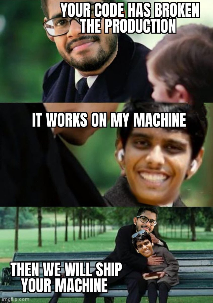 chamodshehanka's tweet image. Learn #Docker with memes 

@avinhere
