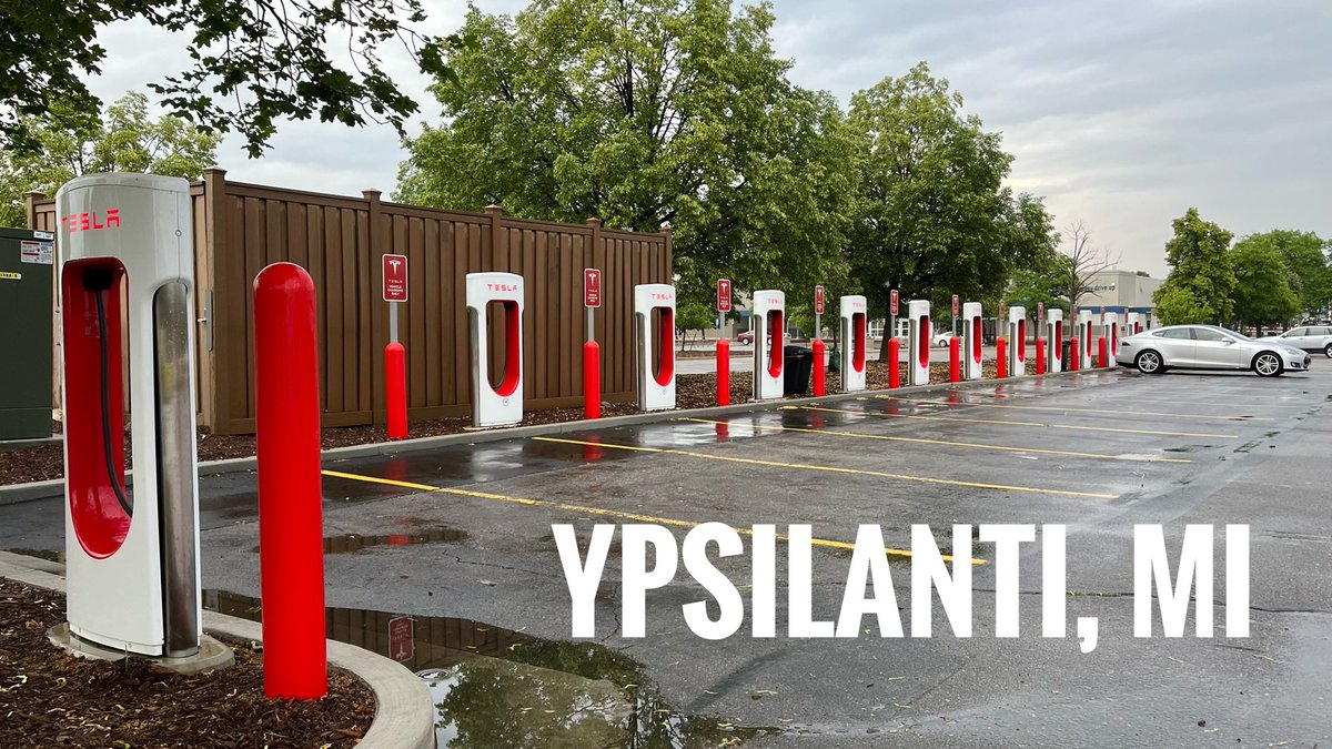 PlugInSites on Twitter "Ypsilanti, MI Tesla Supercharger. Hosted by