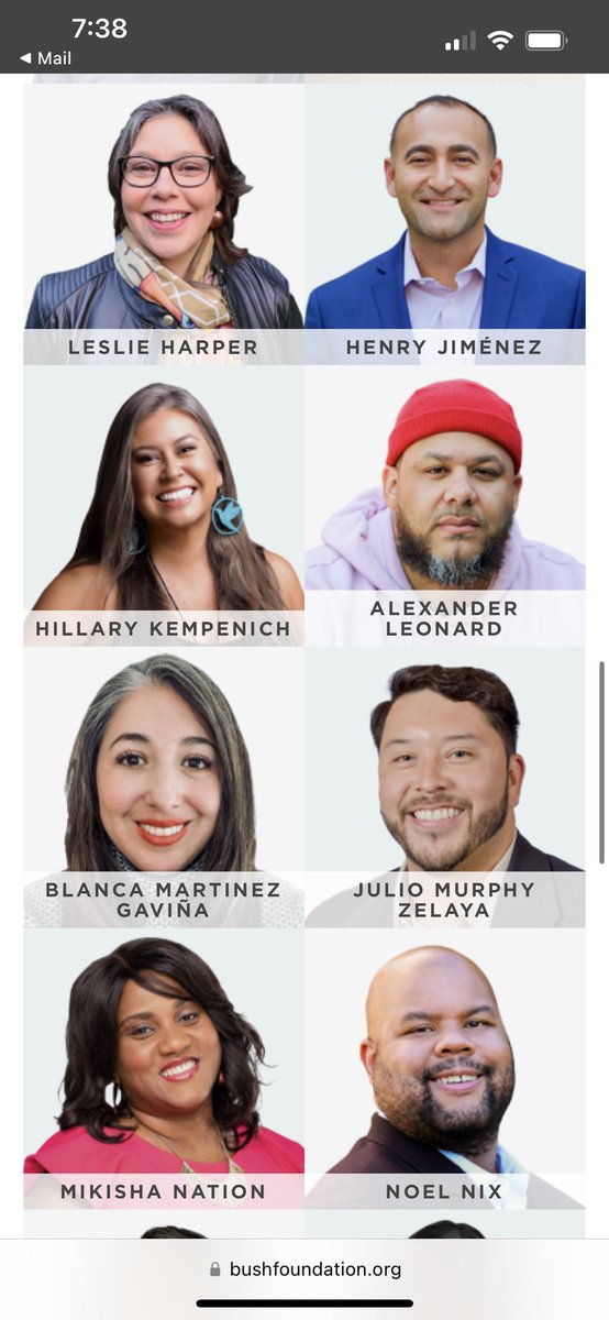 bethmammenga's tweet photo. Congratulations to this year’s @BushFoundation Fellows! Including @kijikook!! 🤩🎉 https://t.co/5jc0PaTQdP