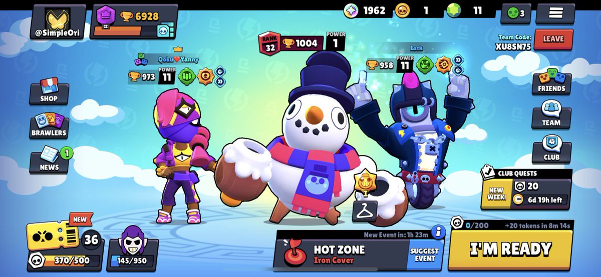 rank 30 power 1 tick!
❤️ + ♻️ appreciated :) 
ty to <a href="/LarkBS/">Lark</a> <a href="/xQoku/">Qoku xx</a> and anybody else who helped