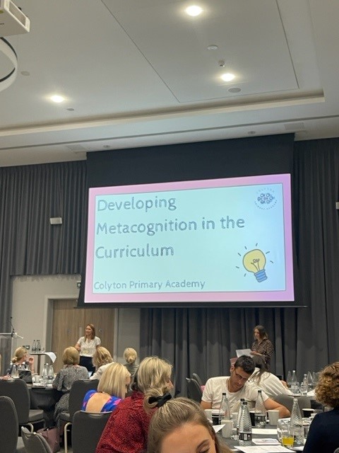 FirstFederation's tweet photo. Mrs Mills and Mrs Evans enjoyed sharing how @ColytonSchool has successfully implemented the @thinkschoolcom approach at the #FestivalofMetacognition yesterday ✨

#ThinkingSchool #FFTrustFamily https://t.co/AgwMhALAis