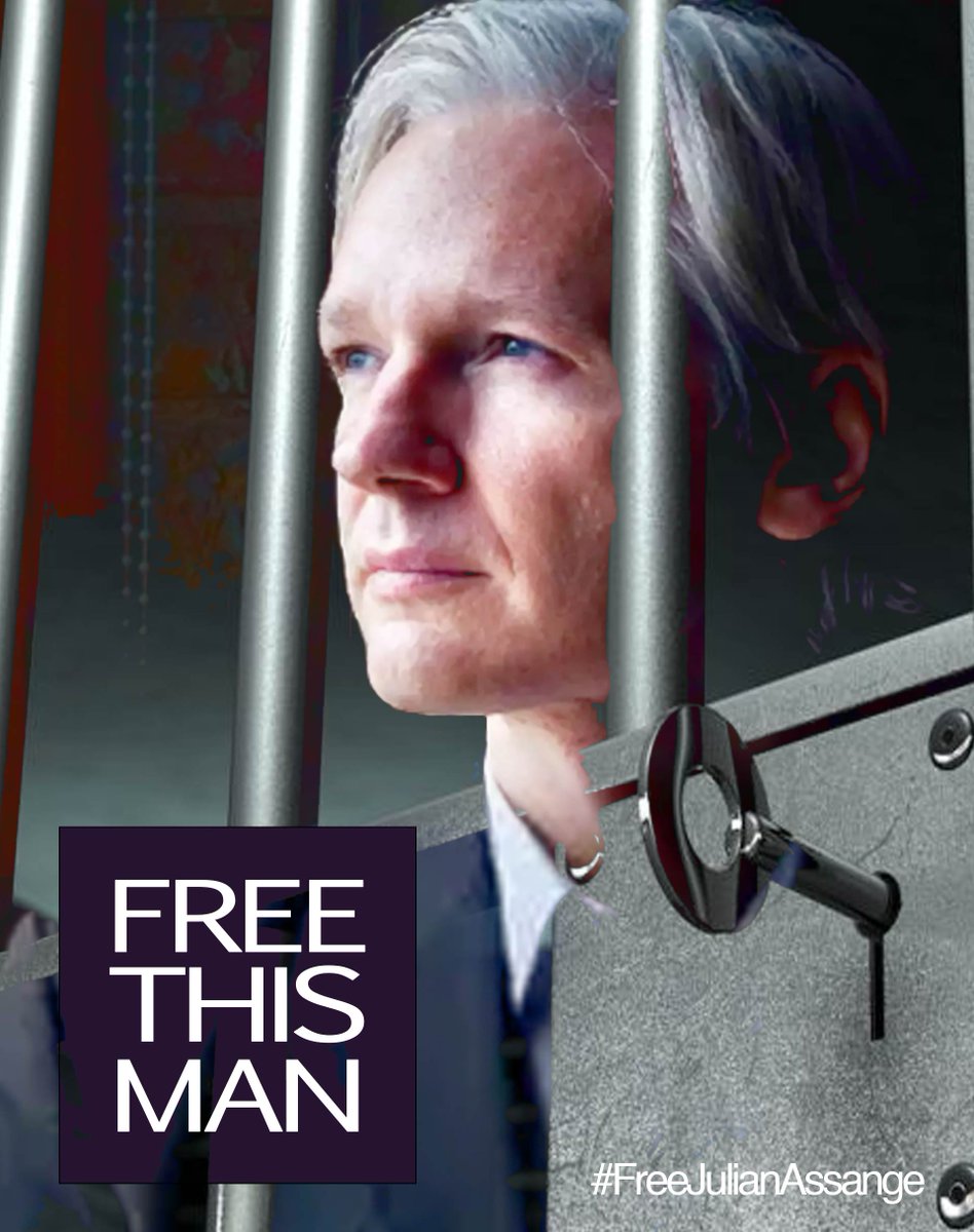 Aus4Assange's tweet photo. FREE
THIS
MAN
#FreeJulianAssange https://t.co/3yX59F24M8