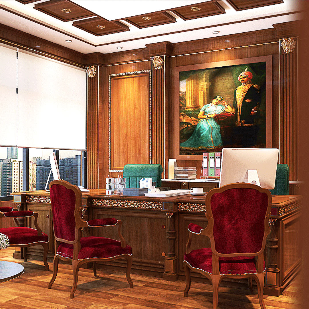 Interior design is as much of a science as it is an art .our team has truly displayed here the lifestyle of our prestigious client “ live life king size “ by providing Luxe office space interiors and one-of-a-kind in-house Royal furniture.

#InteriorDesign #ArtAndScience