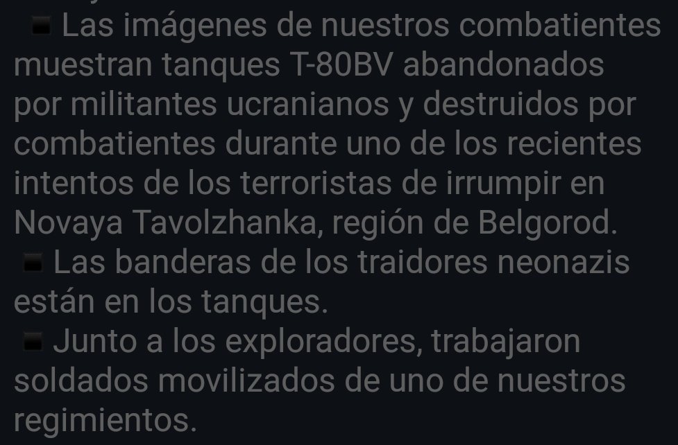 maxtecum's tweet photo. 🇷🇺⚔️🏴☠️ Captura y destrucción de tanques de traidores de la Federación Rusa al servicio de las Fuerzas Armadas de #Ucrania, que intentaban abrirse paso en #Novaya #Tavolzhanka. #Rusia #Ucrania #OTAN #ONU #EEUU https://t.co/g981EElk2B