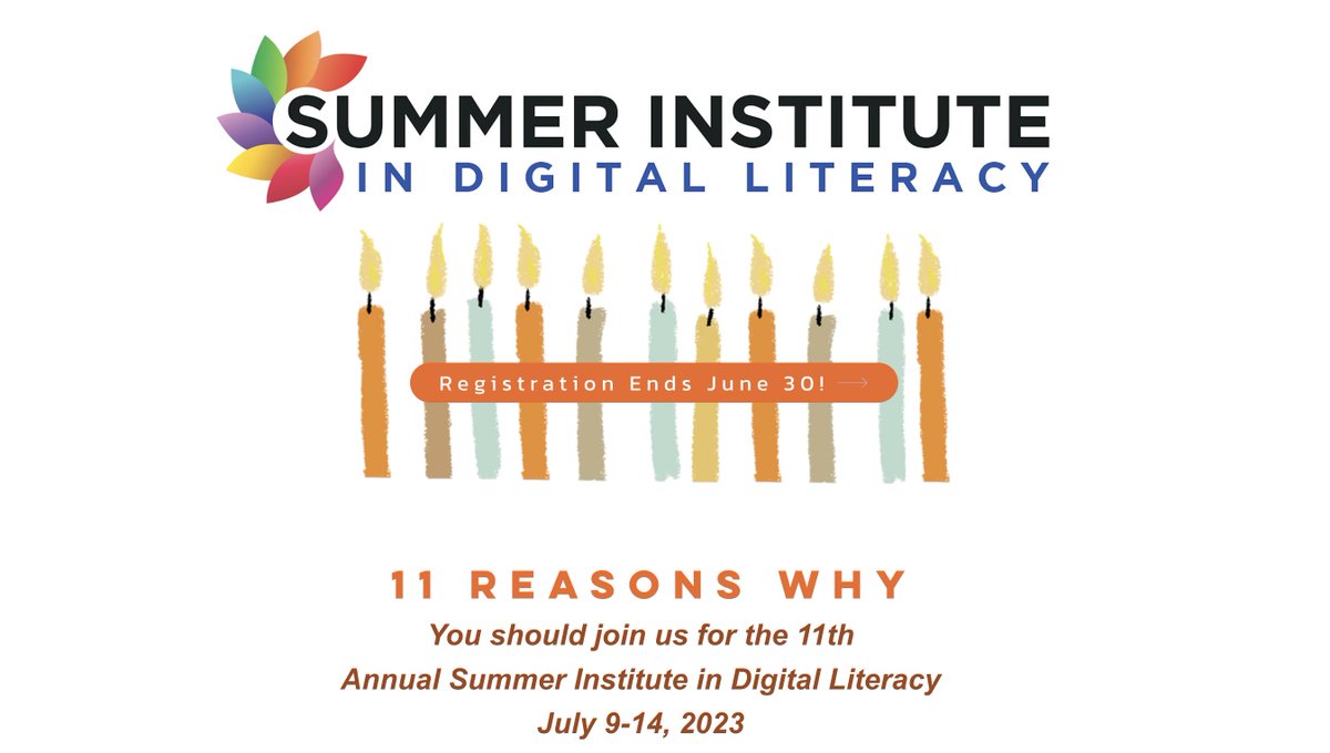 Summer Institute in Digital Literacy, URI tweet media