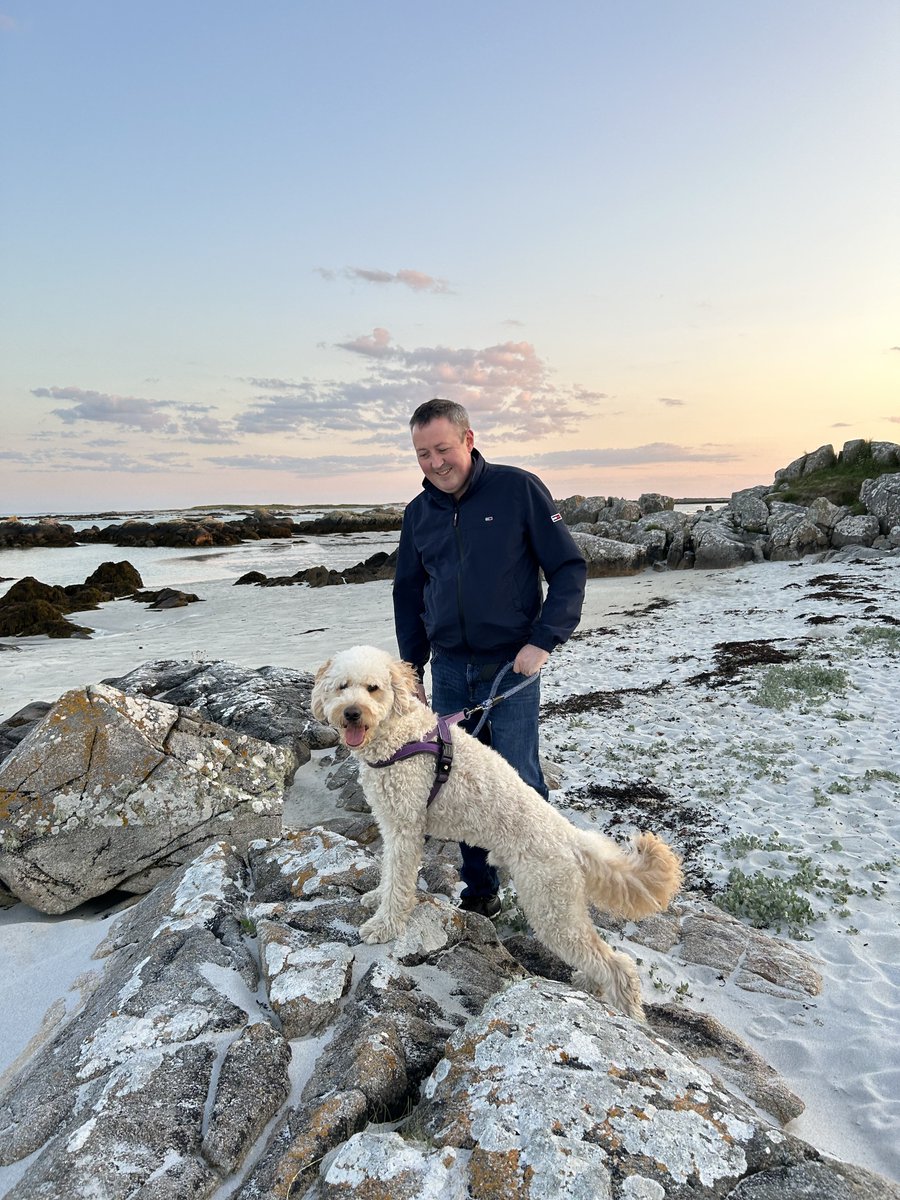 One man and his dog 🐩 

#Dog #Labradoodle #Connemara #Ireland #WildAtlanticWay