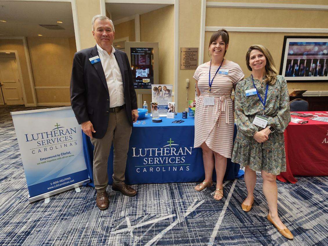 LSC President Ted Goins and LSC development teammates, Emily Dubay and Sandra West, attended the @SCSynod Assembly over the weekend. It was great fun visiting with new and long-time friends, congregations and more. #LSC