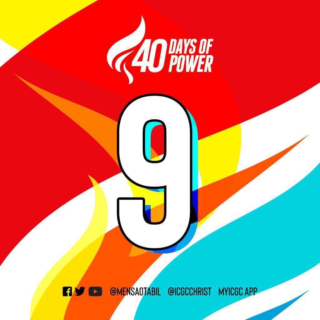 9 Days MORE #40DaysOfPower