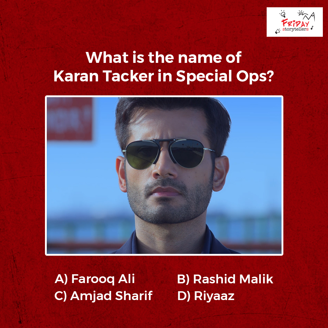 This is a tricky one! 🤭
#SpecialOps #FridayStorytellers #Guessthename #KaranTacker #HimmatSingh #Agent #Trickquestion #Commentyouranswer