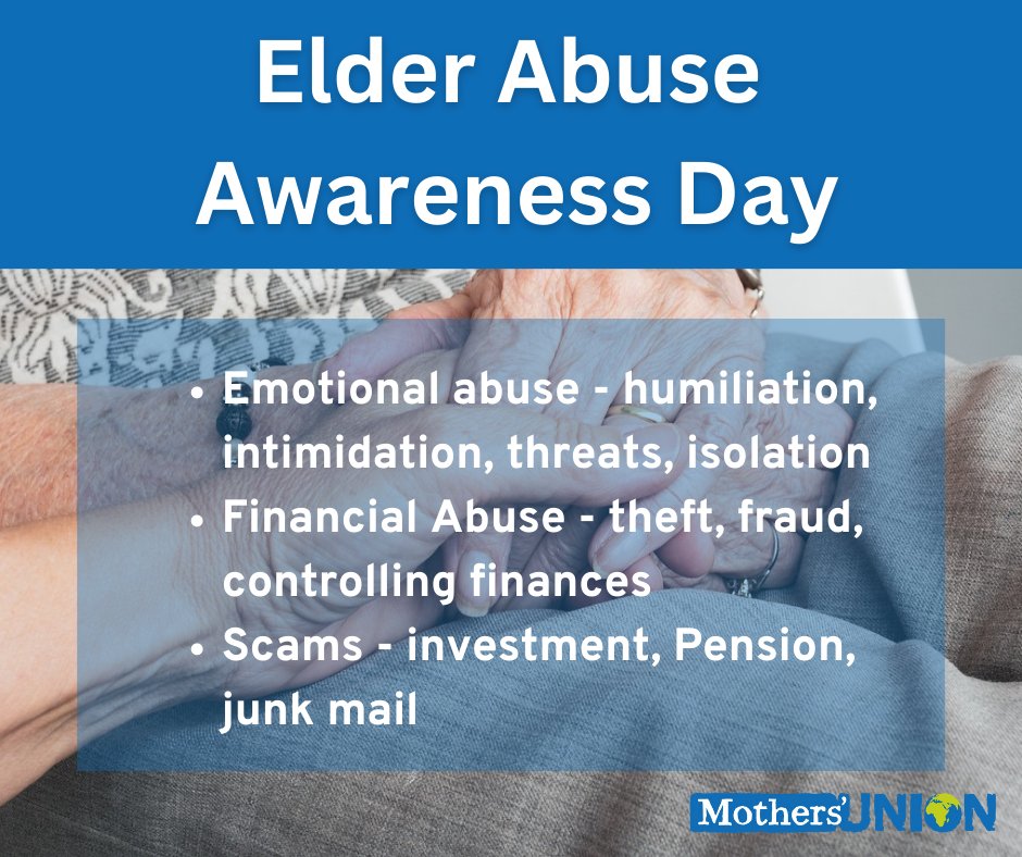 #elderabuseawarenessday
Acts of violence, abuse &amp; neglect of older persons are the most hidden &amp; underreported.
'Between 2019 and 2030, the number of persons aged 60 years or over is projected to grow by 38%, from 1 billion to 1.4 billion - UN
We stand against abuse in all forms.