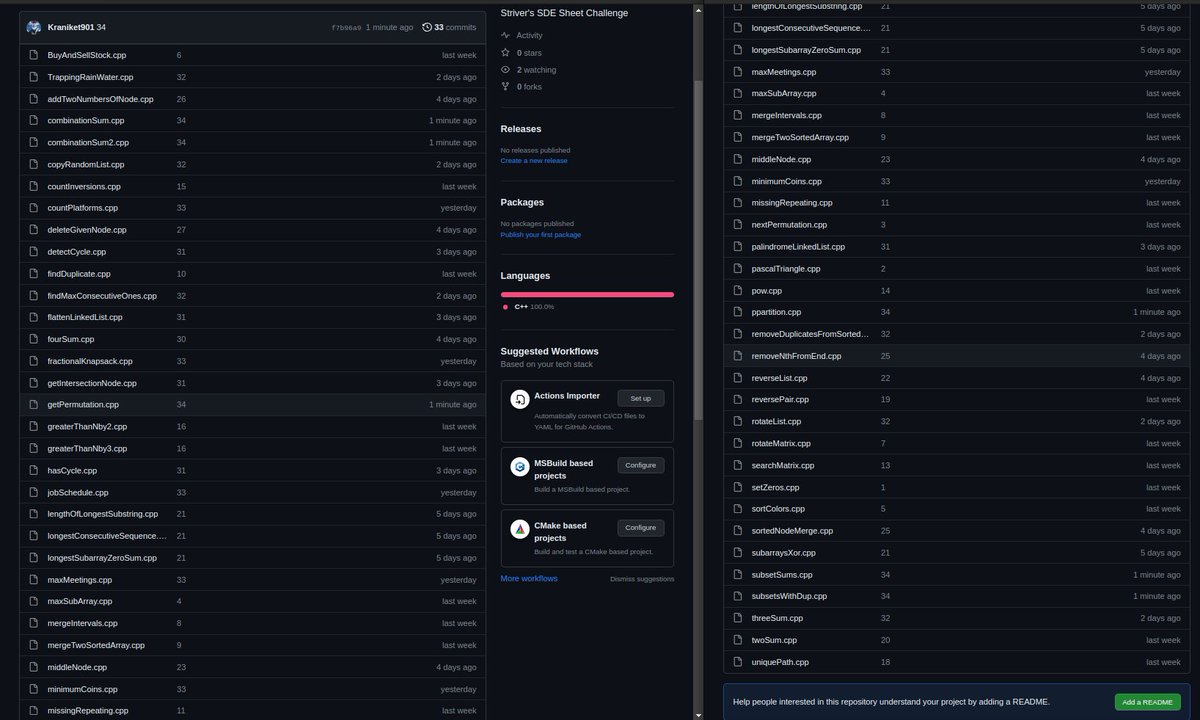 _traymk's tweet image. Day 9 :
#StriversSheetChallenge
#SdeSheetChallenge
Below 174 ppl