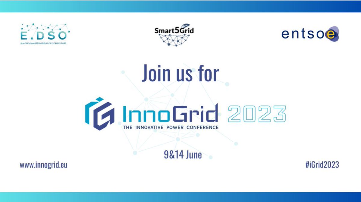 #LearnAboutSmart5Grid: Today Smart5Grid participates at the Policy session of #iGrid2023, to give insights on how the Network App approach could act as game changer for the implementation of 5G-based edge cloud computing for the energy grids.
🔗 innogrid.eu
@6G_SNS
