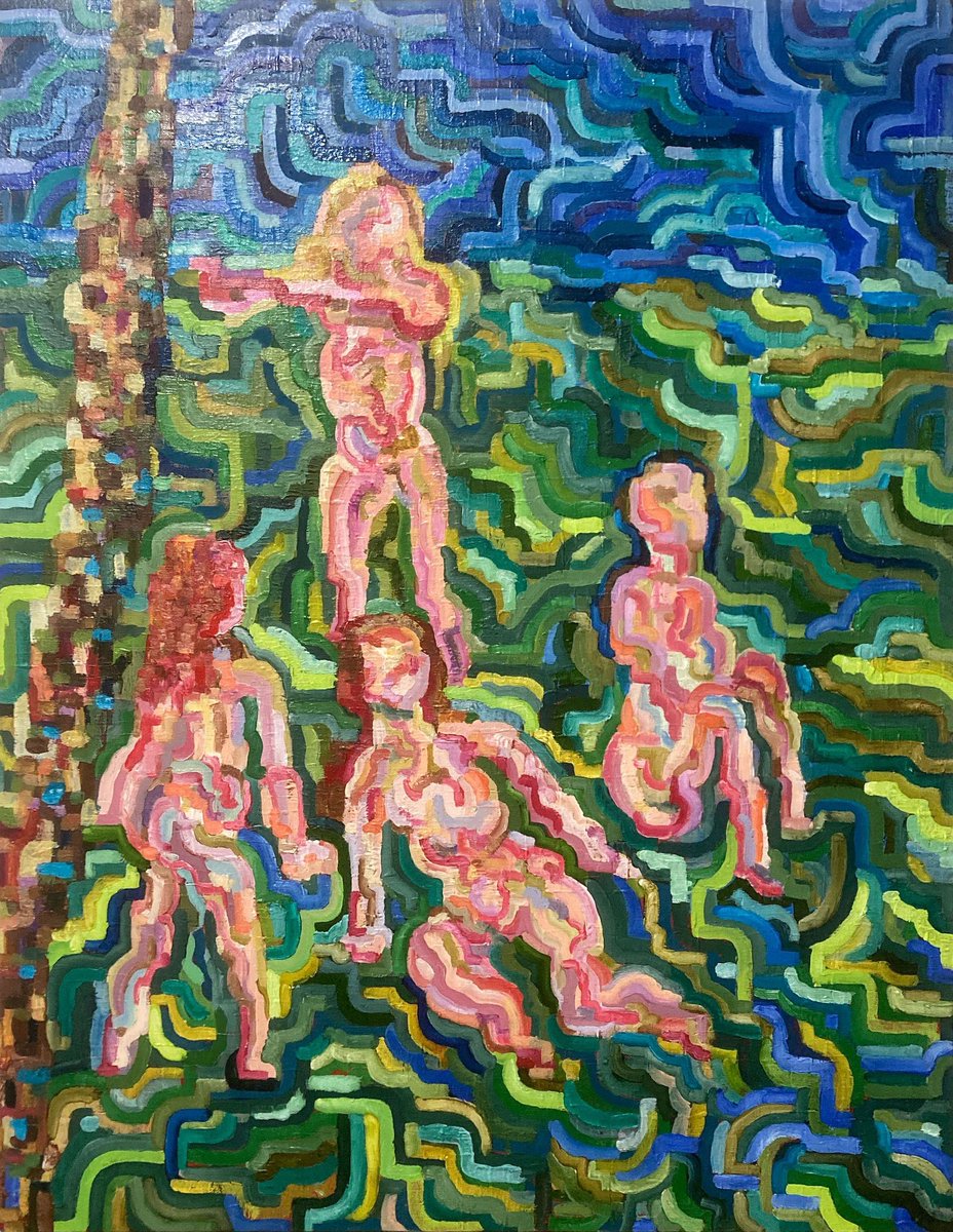 fac_junkroom's tweet photo. JPN01 沐浴図
910×727 mm(F30)
Oil paint and acrylic on canvas.

#modernart #contemporaryart #abstractart #contemporarypainting  #painting #fineart #minimalart #art #artist #artwork #illustration  #abstractdrawing  #portrait #アート #現代アート #oilpainting https://t.co/r08gbCW8Zy