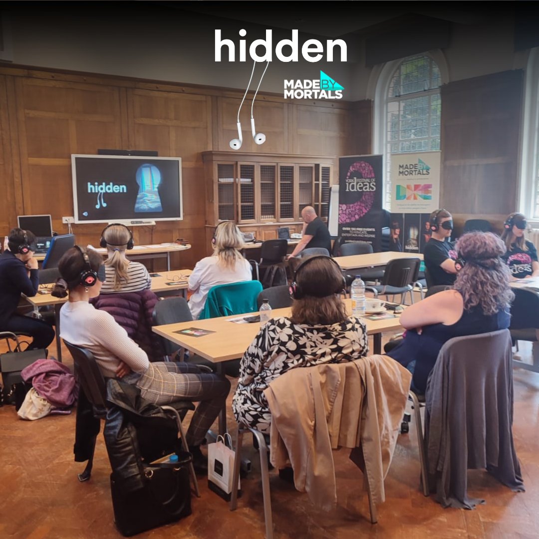 We presented Hidden: Joanna's Story at @YorkFestofIdeas with @CTGNetworkUK last week. There were powerful discussions around closing the gap for those affected by #digitalexclusion, with plenty of pledges made. Explore more immersive Hidden pieces here: madebymortals.org/hidden/