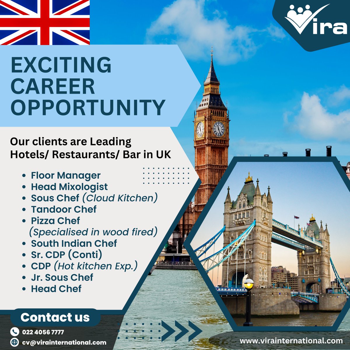 Vira_India's tweet photo. #FloorManager #HeadMixologist #Souschef #Tandoorchef #Pizzachef #Southindianchef #SrCDP #JrSouschef #CDP #Headchef #Vacancy #Hopitality #job #hiring #oppportunity #hotels #UK #workinUK #Restaurants #Bar #Cloudkitchen #woodfired #Pizza #Barmixologist #Requirement #offer #Joboffer https://t.co/oIDjgc9d4e