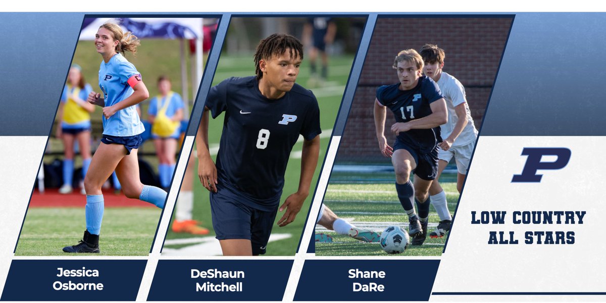 Congratulations to Jessica Osborne, DeShaun Mitchell and Shane DaRe for being selected to the inaugural Low Country All Star Soccer Game. Jessica and DeShaun were both named MVP for the West teams. #GoPanthers