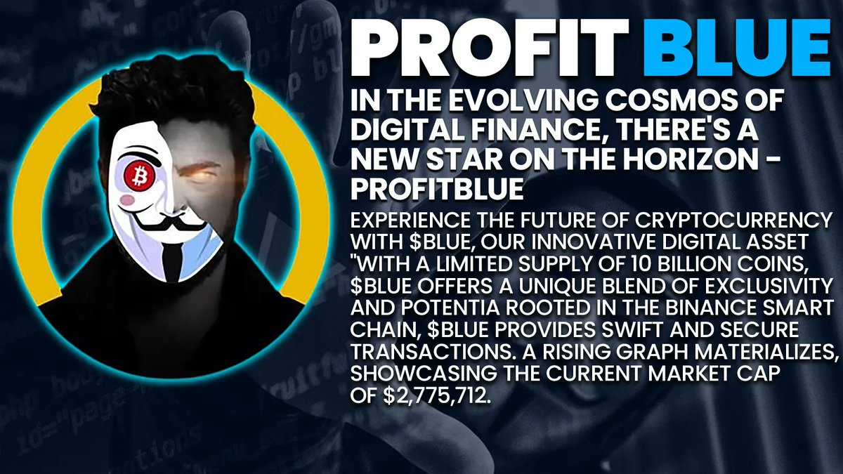 Block_Savvy's tweet photo. Meet ProfitBlue's $BLUE!
@profitbluetoken
Video Link: https://t.co/zAPjgeimUi
#memecoins #crypto #cryptoworld #cryptocurrency #cryptomarket #bitcoin #btc #cryptonews #bestmemecoin #trending #viral #cryptoupdates #PROFITBLUE #profit #profitbluetoken https://t.co/GvkwVXT3ko
