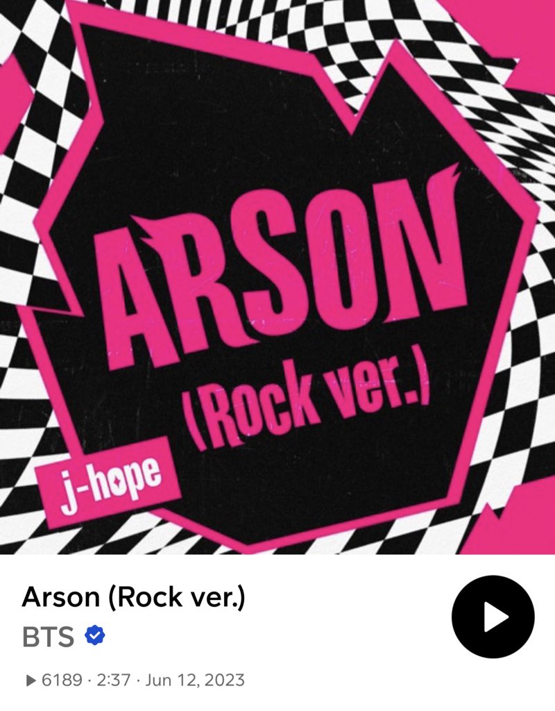 [📄 UPDATE] 

'ARSON (Rock ver.)' by #Jhope is available on Soundcloud..!

(soundcloud.com/bangtan/from_j…)
#jhope_Arson @BTS_twt #2023BTSFESTA