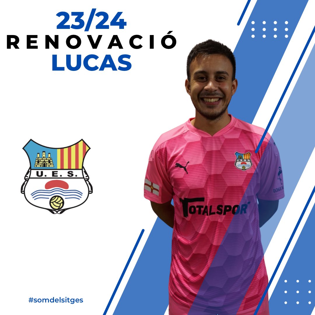 El Lucas també dona el si i seguirà un any més amb nosaltres 🤝🏼

La porteria està en bones mans.
Seguirem disfrutant del teu futbol! 🤍💙

#somdelsitges