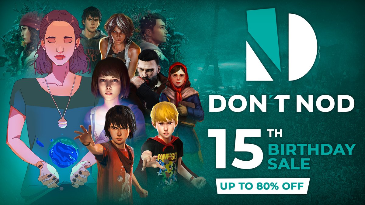 Vampyr is 80% off this week until June 15th as part of the @DONTNOD_Ent 15th Birthday Sale on Steam. Check out Vampyr, and other DON’T NOD games, in the sale: bit.ly/3oJ8XTP