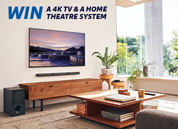🎥 Enter by Saturday 24th June for your chance to bring the magic of the big screen into your home, with an amazing Sony Home Theatre Bundle – a 4k 55” smart TV, and a wireless home theatre 5.1 sound system! 🎬🎮🤩

Play now: bit.ly/43wwFSm
