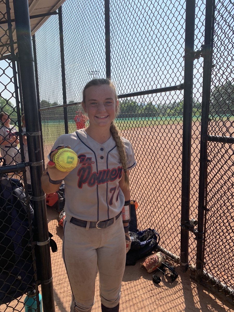 Congrats to our #77 <a href="/KaylaDavis2026/">Kayla Davis</a> on her first ever homerun.  We know that there will be MANY more of those to celebrate!!!! <a href="/chsfastpitch/">Cherokee Softball</a> <a href="/ExtraInningSB/">EXTRA INNING SOFTBALL</a> <a href="/LegacyLegendsS1/">Legacy & Legends Softball</a> #gapfamilia #2026catcher