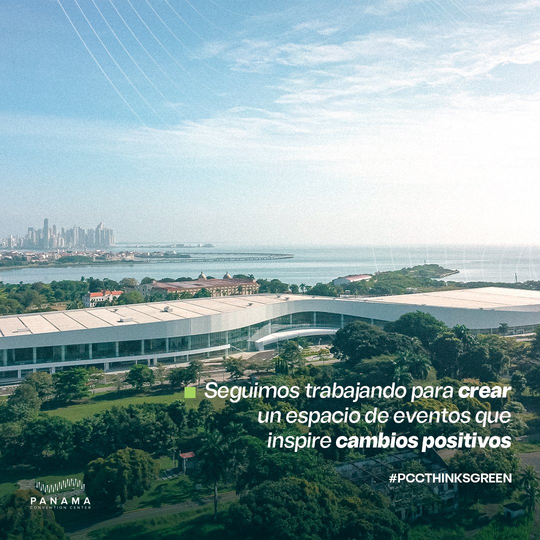 panamaccenter's tweet photo. Estamos transformando la industria de eventos hacia un futuro más sustentable.
✔️Gestión eficiente de residuos y uso responsable de recursos.
✔️Instalación de láminas solares.
✔️Puntos de carga para autos eléctricos.
#PCCTHINKSGREEN #BornToConnect #Panamá #Latinoamerica https://t.co/y58JyJeQe2