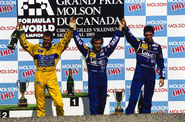 Há 30 anos Alain Prost (Williams) venceu o GP CANADÁ 1993. Michael Schumacher (Benetton) foi o 2º e Damon Hill (Williams) o 3º.

#F1 #Formula1 #GPCanada #GPdoCanadá #F1History #1993 #F1Throwback #F1Classics #RacingLegends #CanadianGP #F1Fans #F1Memories #F1Nostalgia