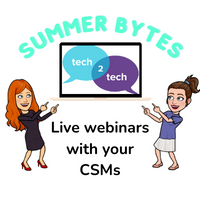 CybulskiMeaghan's tweet image. Our first Summer Bytes mini webinar starts in less than an hour! go.smarttech.com/summer-bytes @JenTechSMART #Tech2Tech #ConnectionsThatMatter #SMARTAdminPortal