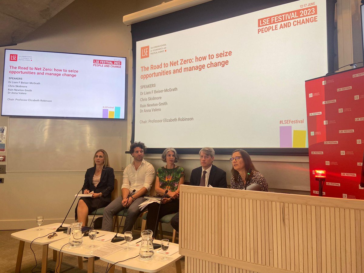 Great discussion with my fellow panel speakers and attendees at #LSEFestival on how we can ensure the net zero transition is an inclusive one, which allows crucial public support to be both maintained and built.