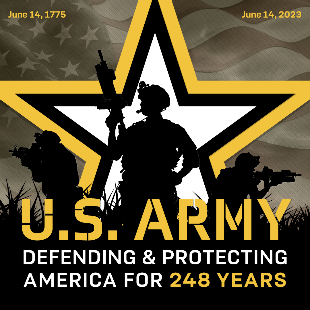 Happy Birthday @USArmy! 🥳

#ArmyBirthday #ArmyROTC #GoArmy