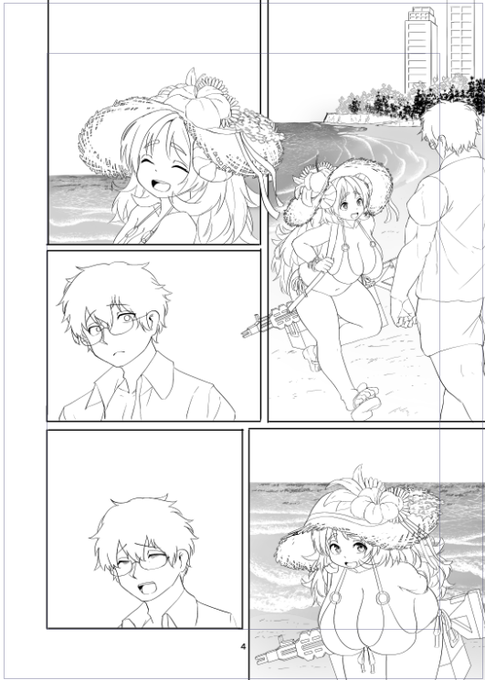 線画と海確認アゲ
導入のカロリーが高すぎる(^q^ 