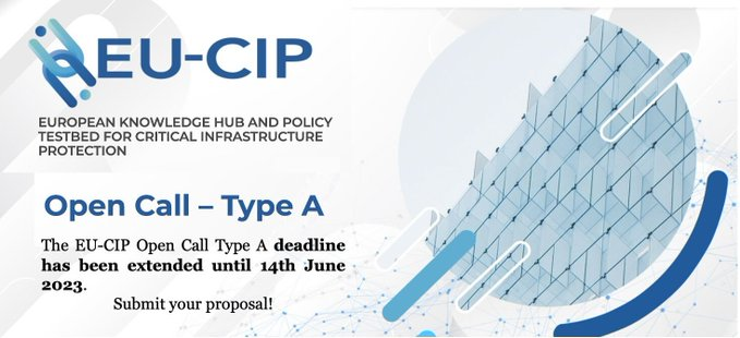 There is still time to submit your proposal to our open call! Our project will provide funding to #CIP and #CIR experts who can assist us in validating and analysing our information collection process!

Apply here: eucip.eu/opencall/