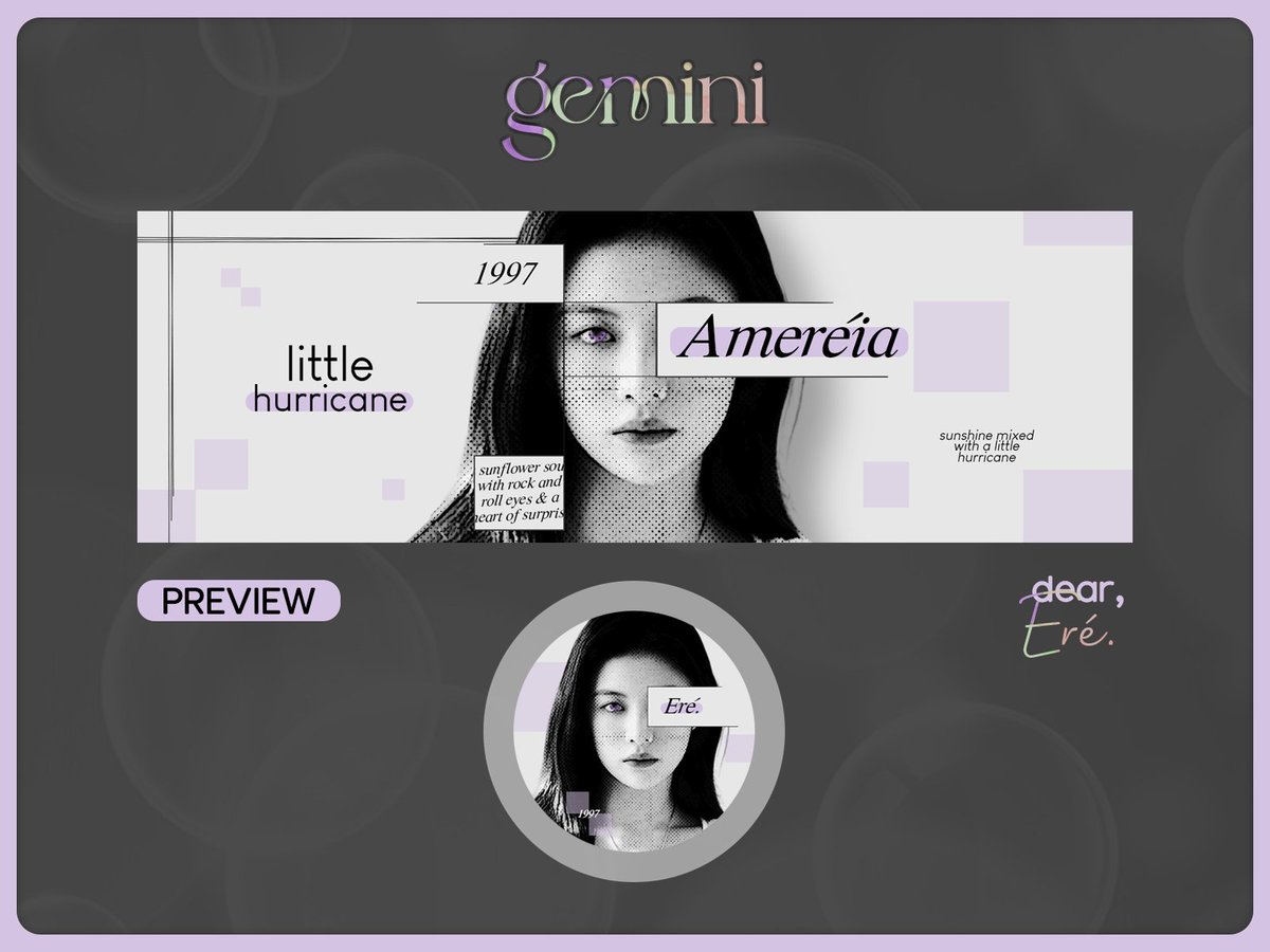 &amp;. next, apa ameréia bisa dijadikan brand ambassador-nya <a href="/geminyis/">♊︎: REST.</a> ya? soalnya result layoutnya selalu keren. dan terimakasih banyak buat sign 𝒦 yang hadiahin layout ini karena aku habis ulang tahun, sehat selalu. <3