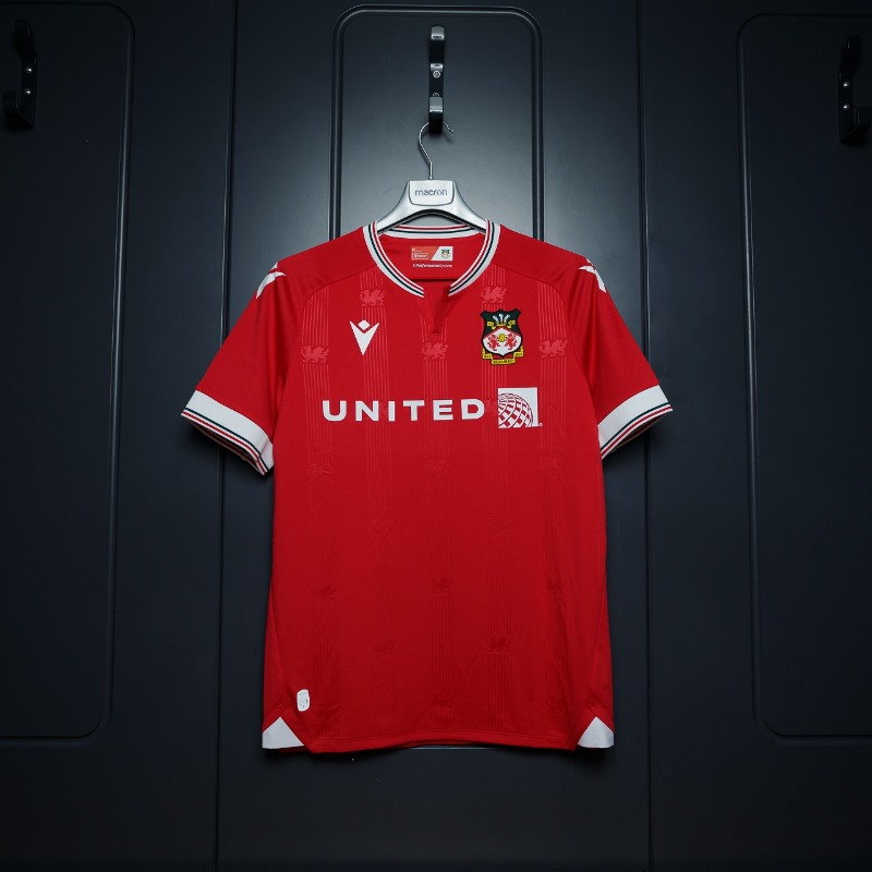Wrexham_AFC's tweet photo. A further update on the new, 2023/24 home shirt, after yesterday's first day of pre-orders 👇

🔴⚪ #WxmAFC