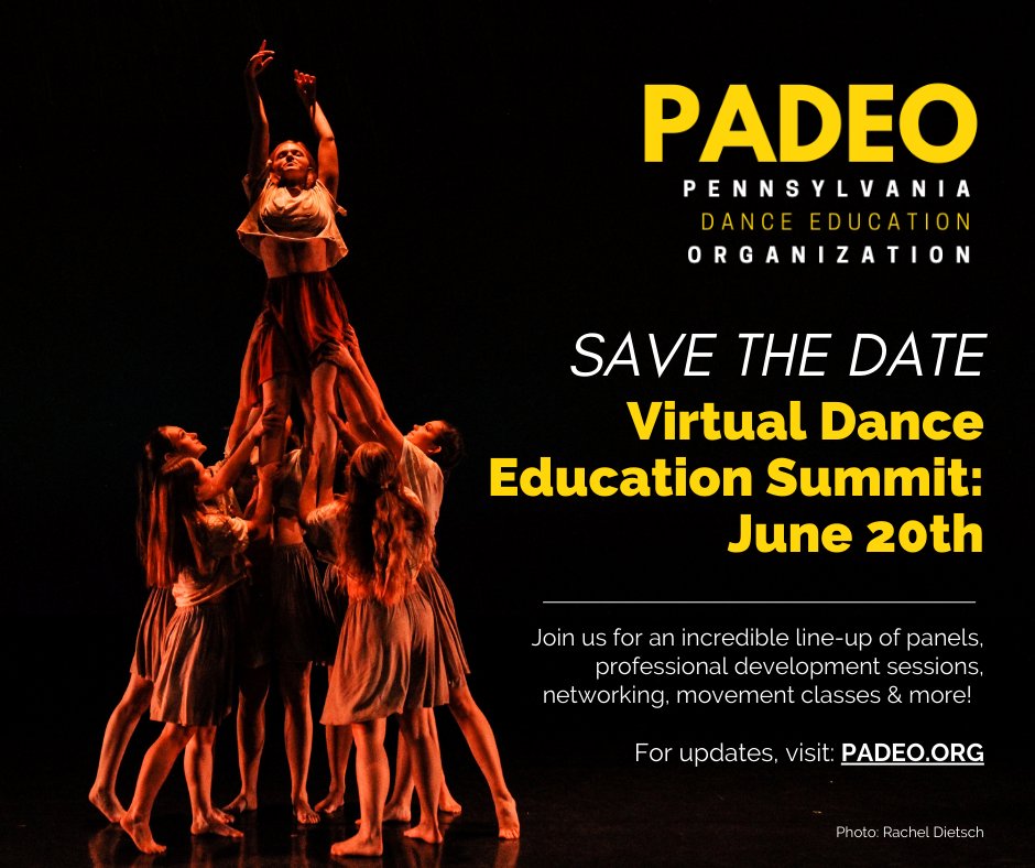 Spreading the word: PaDEO Statewide Dance Education Summit is on June 20, 2023 9am-4:30pm EST over Zoom! For more info or to register, padeo.org!
#danceteacher #dance #danceeducation #attacktheatre #pittsburgh #pittsburgharts #pittsburghdance #dancers #dancecompany