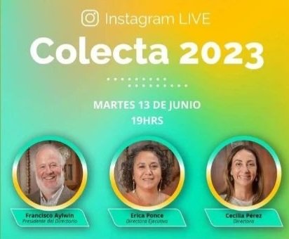 Los esperamos hoy a las 19 horas junto @ceciperez1 y @directora_fnyp
#Colecta2023
#AyudanosaAyudar 
#sitehaceclickhazclick
@rfantuzzih 
@EFranzani 
@MayneNicholls 
@ArturoCerda