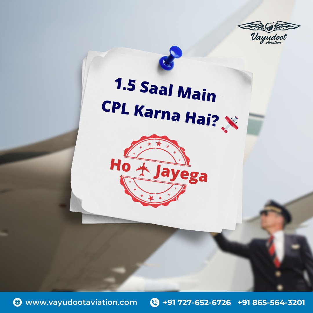 WeAreVayudoot's tweet photo. Brb, too busy singing "Pilot Bana Hai? Aajao, Bana Dunga โ
Complete CPL Training From Ground Class to Getting the License in Hand in 12-18 Months ๐จโโ๏ธ
Visit - https://t.co/Dbf9Qc8NOW
Alternatively, call us at +91 727-652-6726.
#vayudootaviation #Pilottraining #trending #dikhadunga https://t.co/4amDFErORv