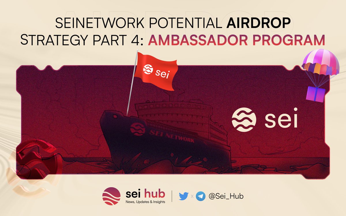 To engage its #Seilor’s🚢 @SeiNetwork launched the Atlantis Ambassador Program🌊

Based on their engagement, Atlantis participants can get different roles in the #Sei ecosystem. Level up⬆️ and unlock more opportunities and better #Airdrop chances🔥

How to get involved👇🏻