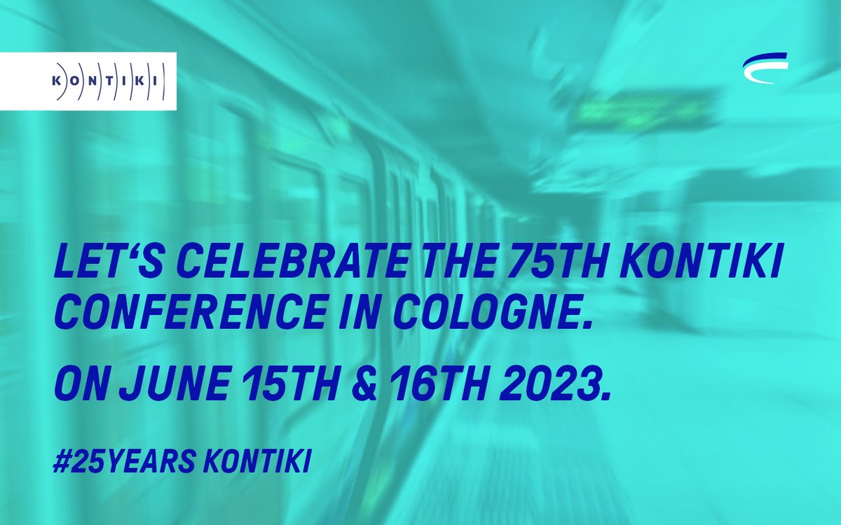 Cheers to 25 years #Kontiki Conference! 🥂
On June 15th and 16th 2023, the 75th Kontiki Conference will take place in Cologne. We are very excited to be a part of this special anniversary Kontiki Conference and celebrate with you. 🎈