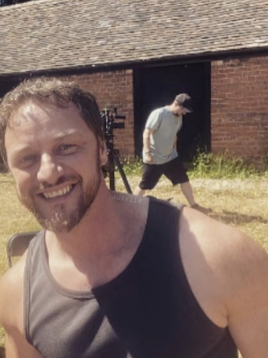 James McAvoy on the set of ‘Speak No Evil’ in Gloucestershire, UK recently.