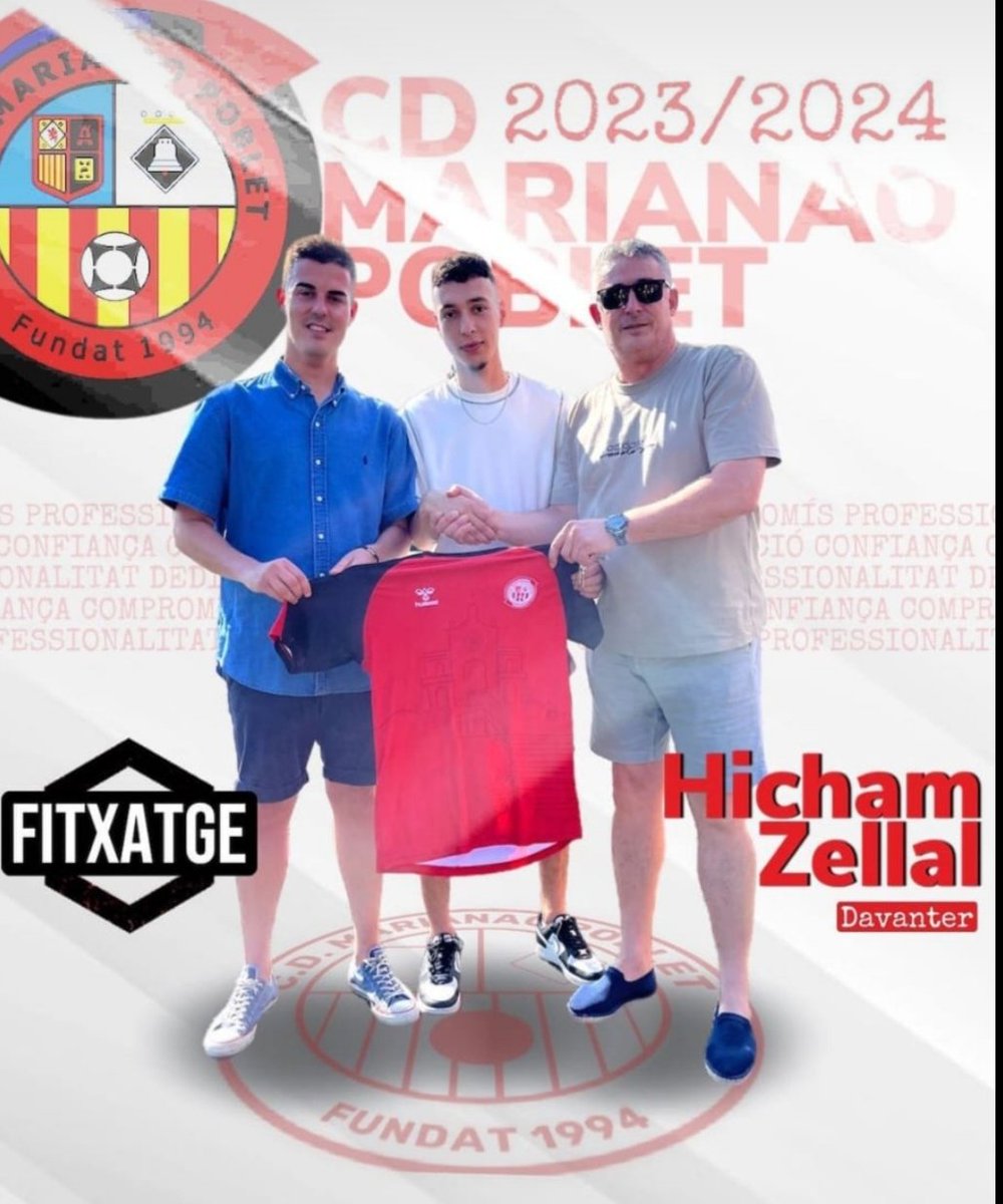 #PrimerEquipo🔴⚫
📣 FICHAJE
 ✅ Vuelta a casa del goleador Hicham, que ya jugó en las categorías inferiores de la entidad.
Máximo goleador en la <a href="/PBSVH/">PBSVH</a> con 35 goles en 31 partidos.
Bienvenido y Éxitos 💪
#SomMarianao
#2Cat3