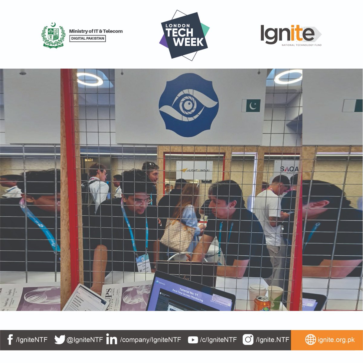 IgniteNTF's tweet image. #LondonTechWeek2023

Glimpses of our National Incubation Centers (NICs) Program startups showcasing at London Tech Week 2023, being held from 12th -16th June, 2023 at Queen Elizabeth II Centre in London.

#LondonTechWeek #TechInnovation #LondonTechWeek #LTW #LTW2023 #glimpses