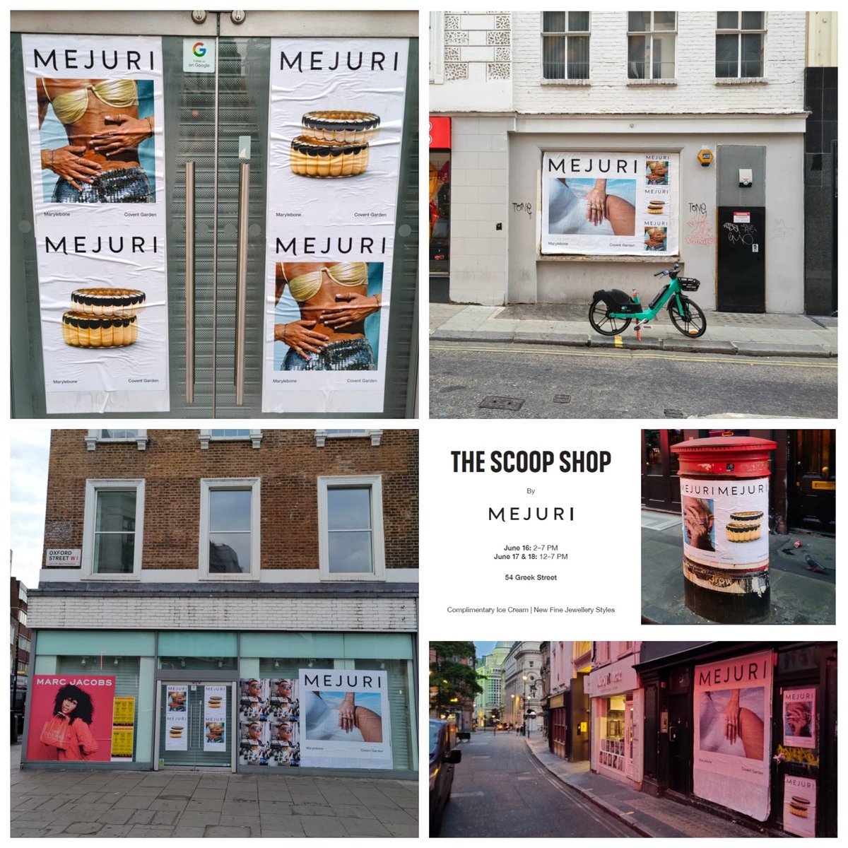 Breaking news 🚨 @mejuri's dazzling new #OOH campaign is now live across London 🤩 

An exciting launch in the run-up to the luxury brand's pop-up store this weekend 👇

⏰: 16 June: 2-7 pm, 17 &amp; 18 June: 12-7 pm
📍: 54 Greek Street

#marketing #campaign #luxury